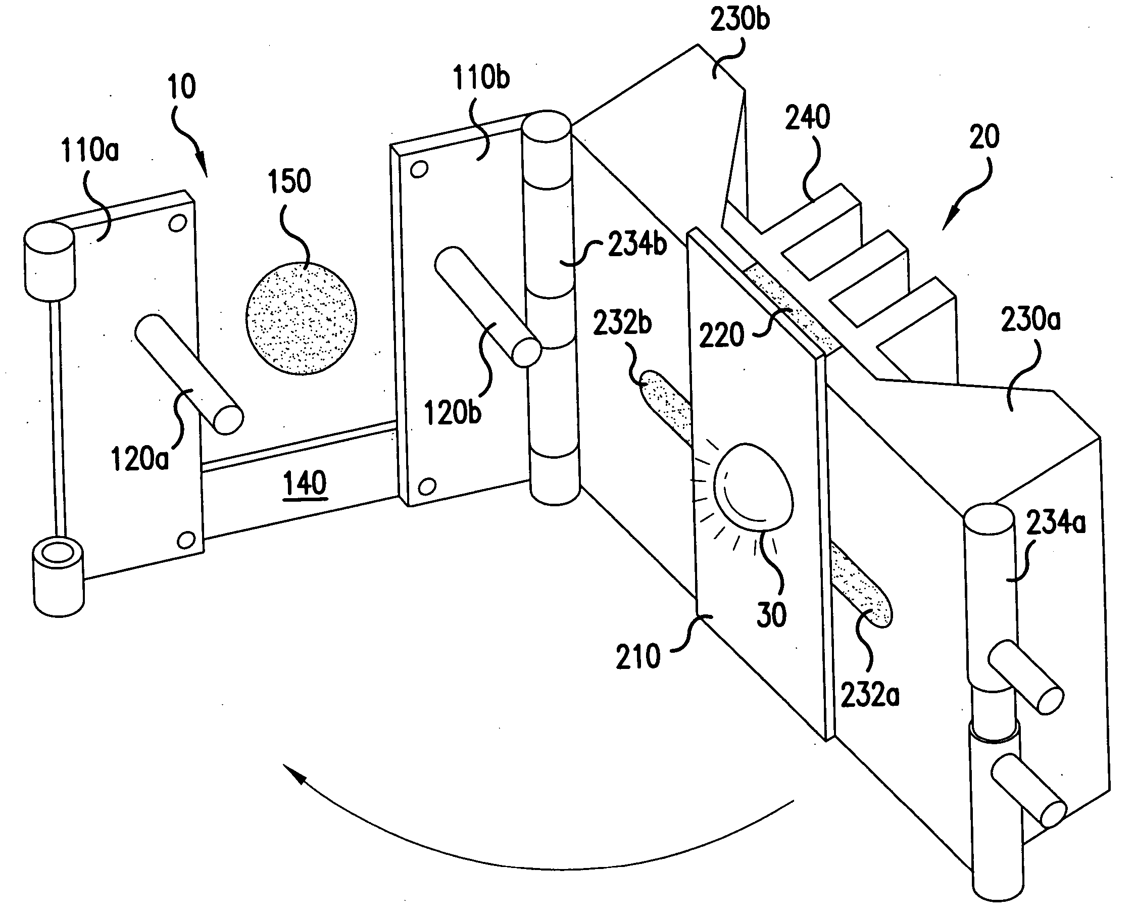 Quick attachment fixture and power card for diode-based light devices