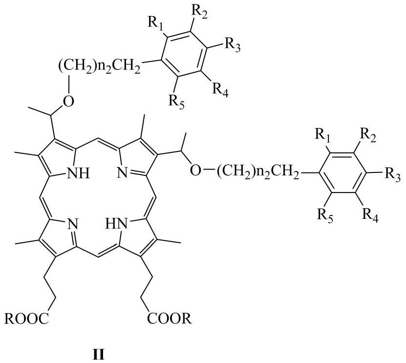 Novel hematoporphyrin monofluoroalkyl diether and fluorophenyl alkyl diether derivatives and application thereof in field of medicines