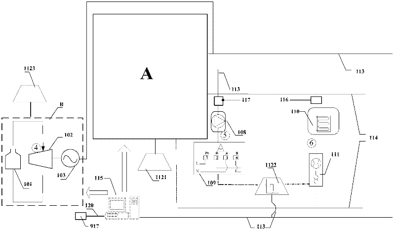 Combined cycle and straight condensing thermal power combined dispatching system and method