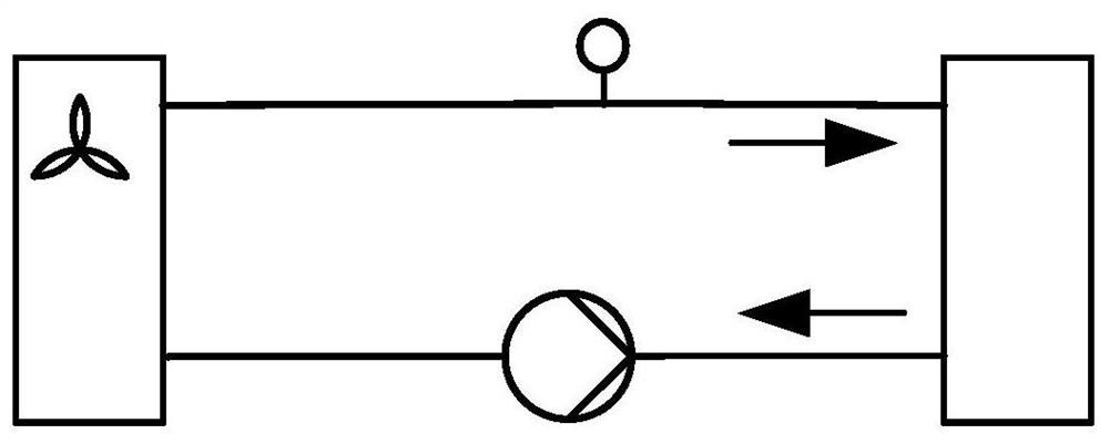 A detection method, system and device for transformer oil cooling circuit