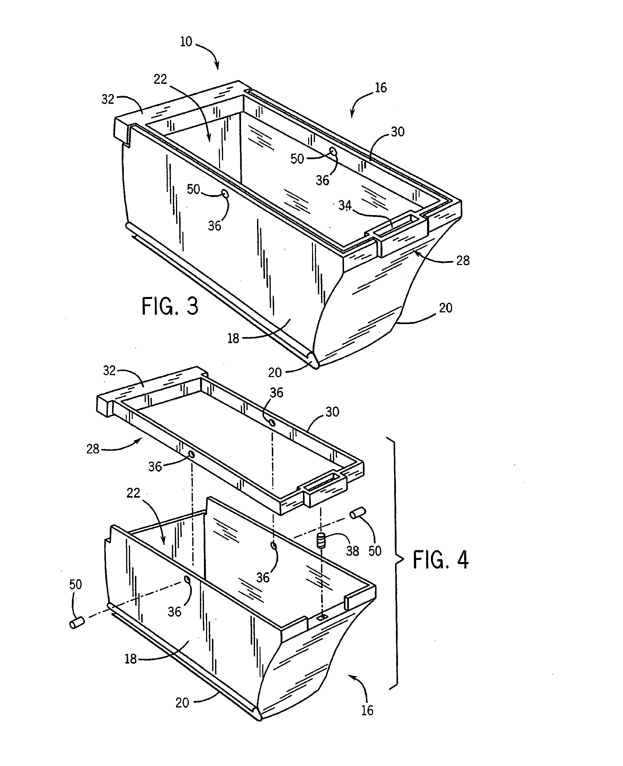 Console storage enclosure