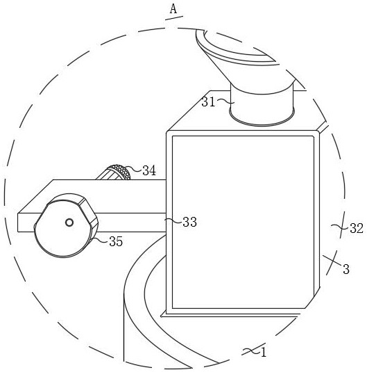 Battery electrode material processing device