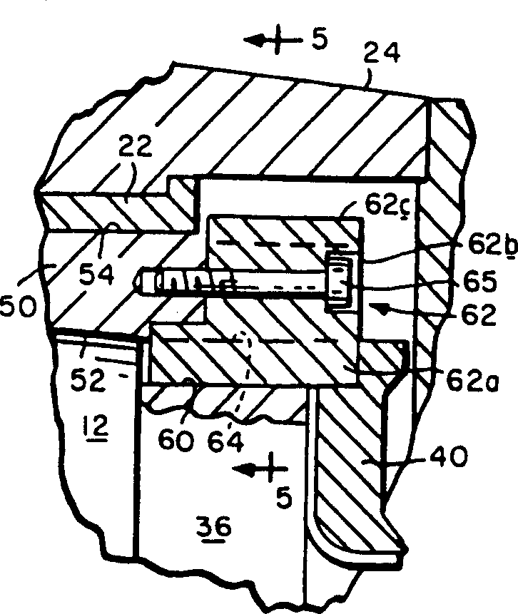 Oil film bearing sleeve pipe and key fixing structure