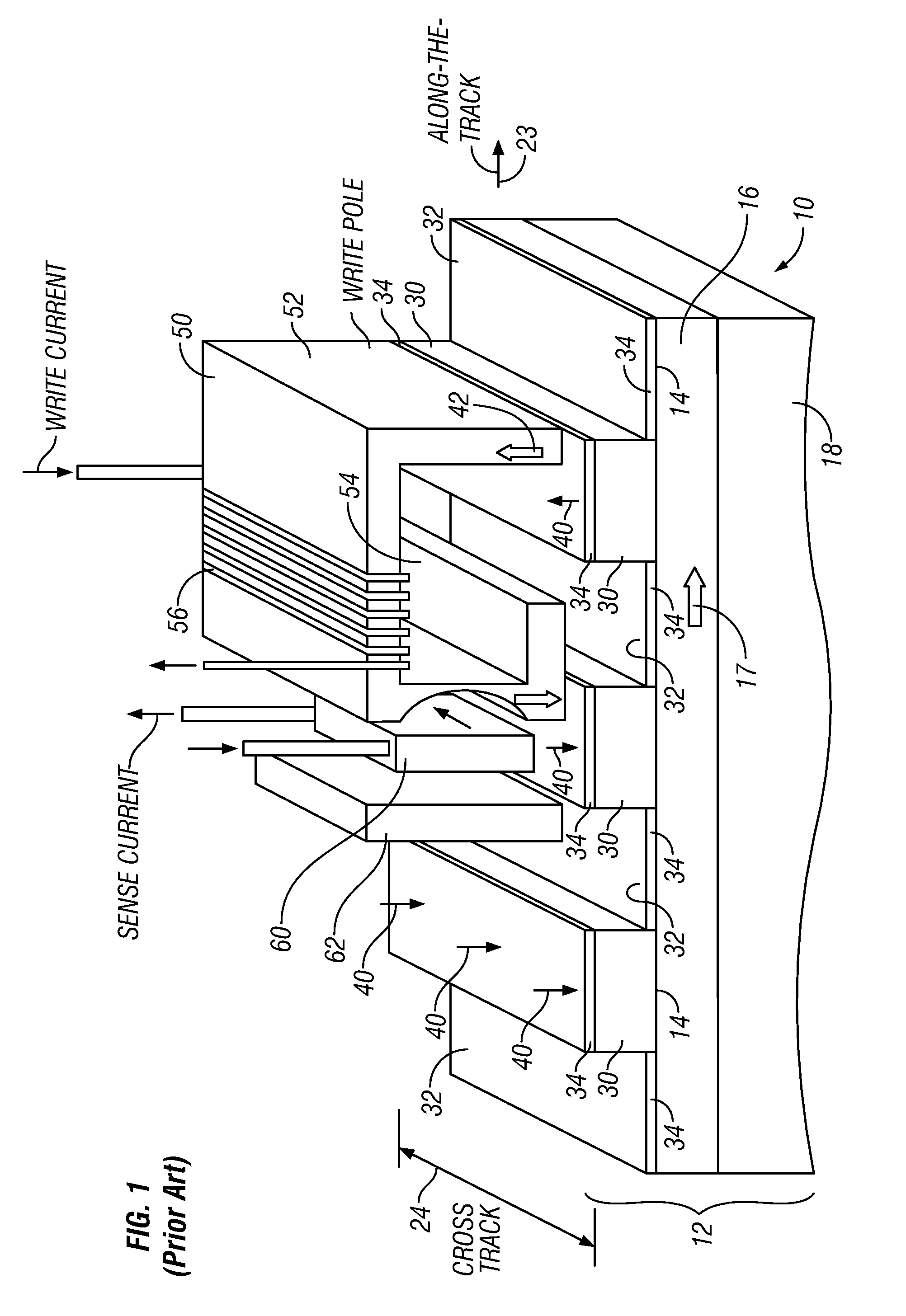 Patterned perpendicular magnetic recording medium with exchange coupled recording layer structure and magnetic recording system using the medium