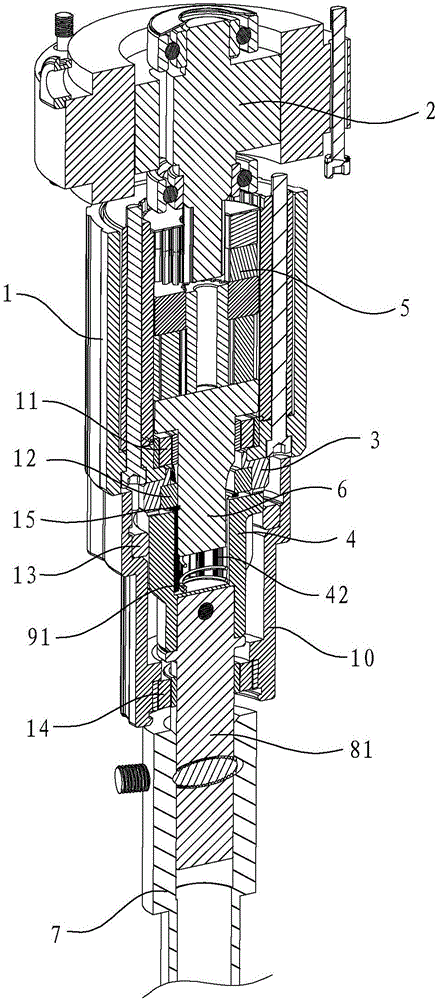 Impacting type ice driller