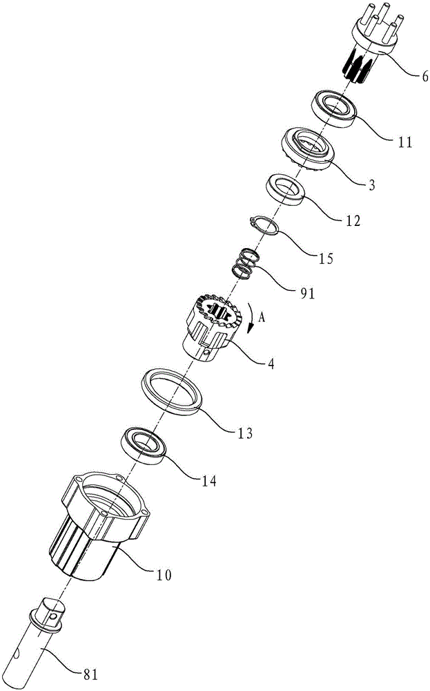 Impacting type ice driller