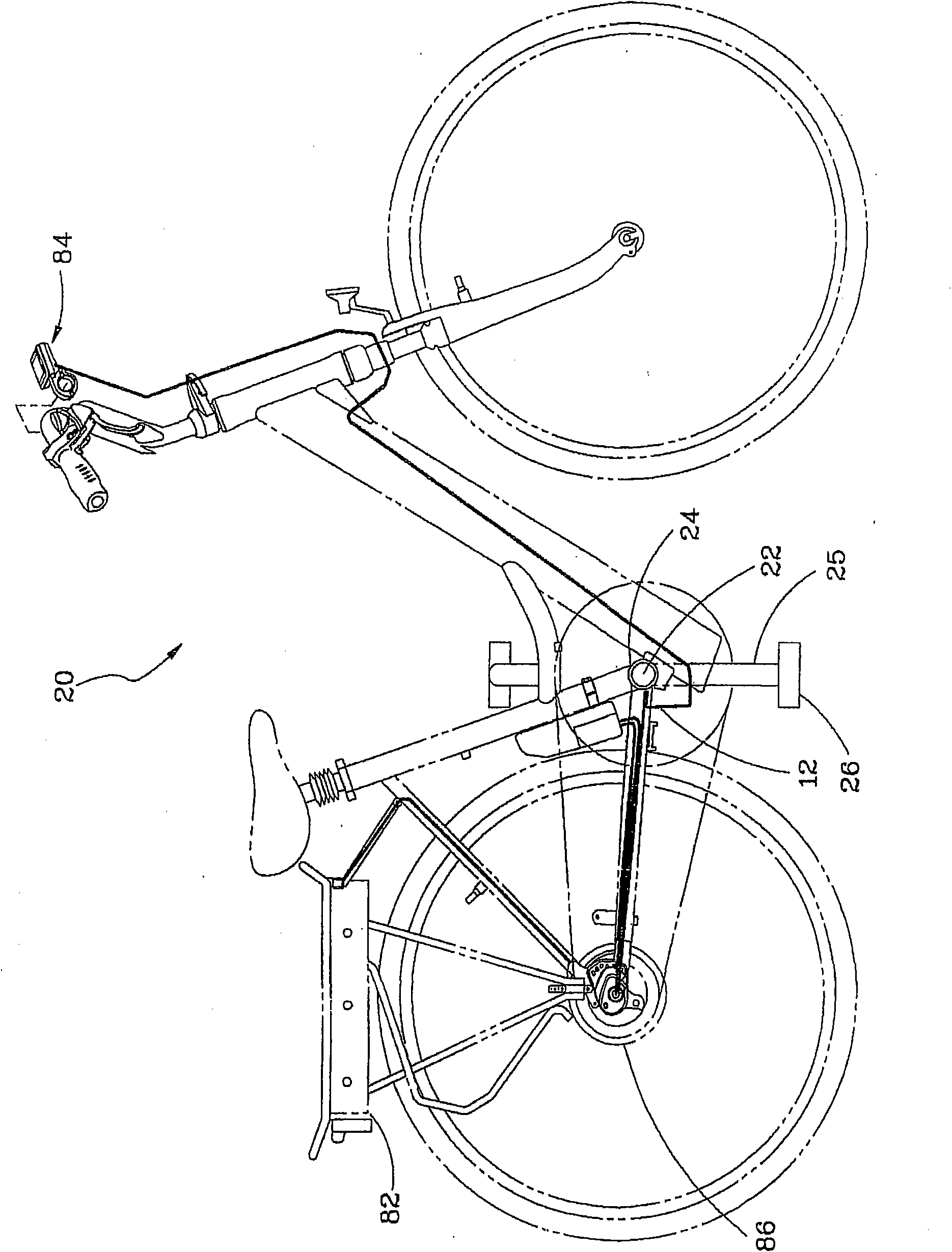 Torque sensing system for bottom brackets of bicycles and secondary signal transmission method thereof