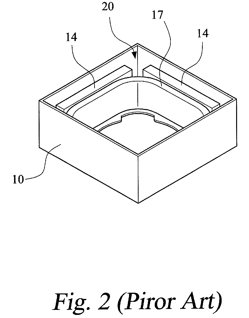 Magnet holding structure of auto-focus module