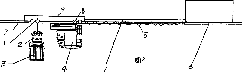 Device and control method for double speed of container bank crane vehicle