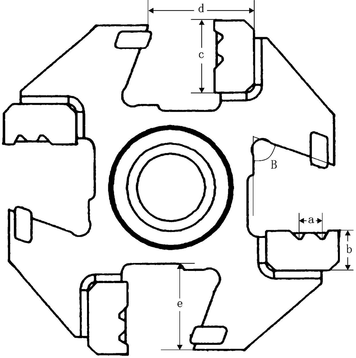 A double chamber crusher for sand making