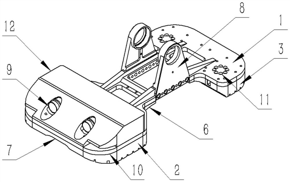 Biped robot bionic foot system with active terrain perception capability