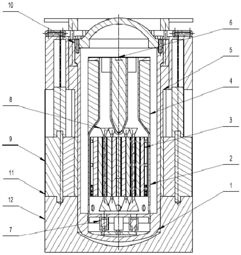 Self-evaporating metal magnetic fluid integrated reactor