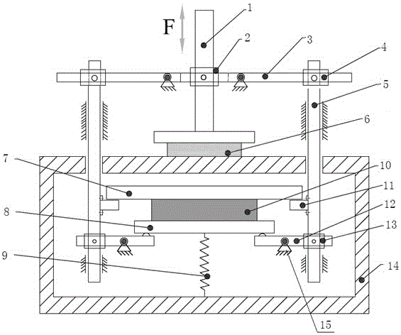 Passive compression adaptive vibration damping device