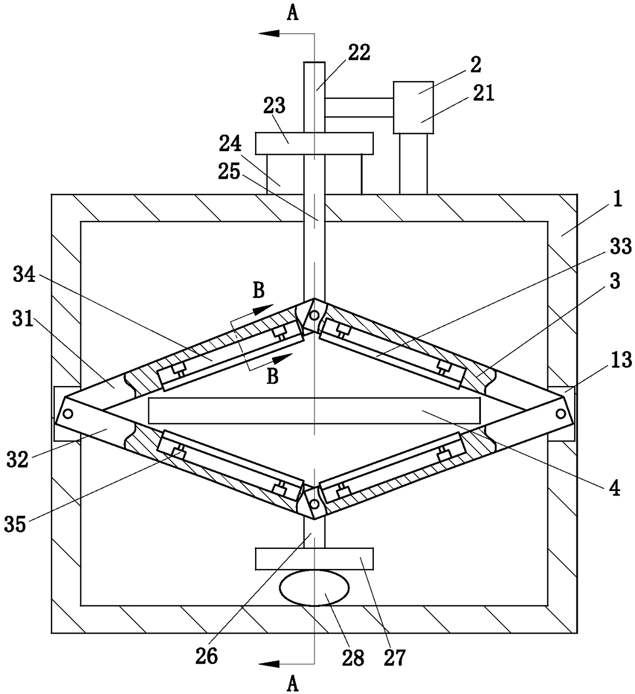 Garment fabric cutting device