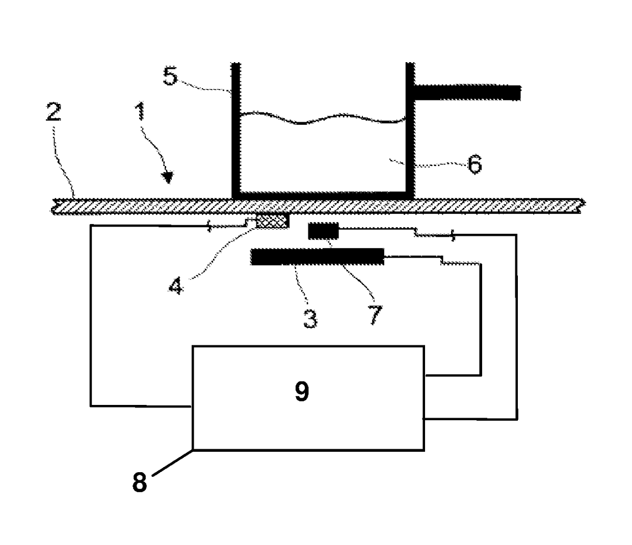 Induction cooking device for temperature-controlled cooking