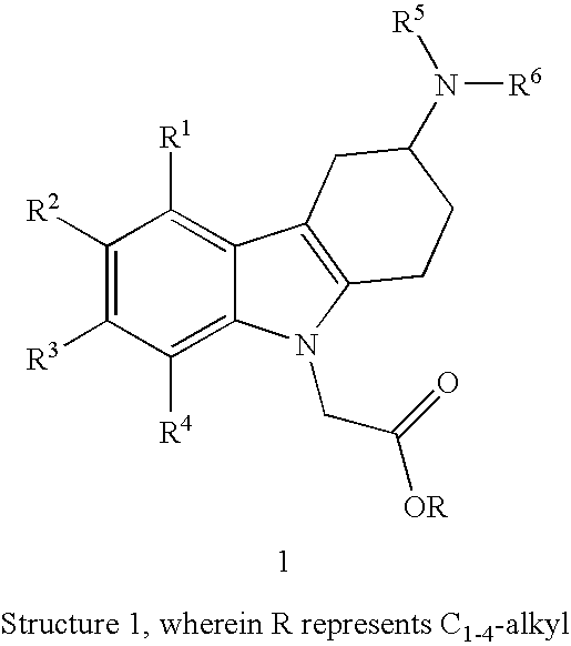 (3-amino-1,2,3,4-tetrahydro-9 <i>H</i>-carbazol-9-yl)-acetic acid derivatives