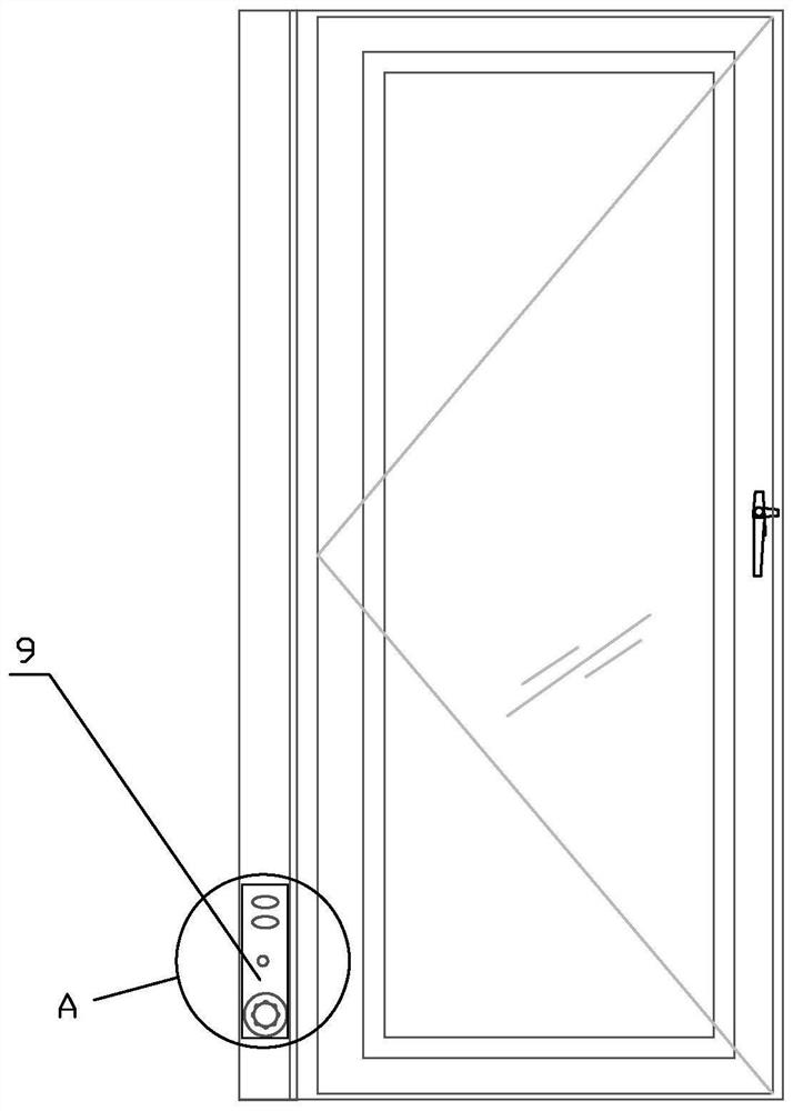 Hidden heating ventilation window based on Bernoulli effect