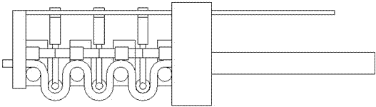 Bending technology for furnace tube of linear heating furnace