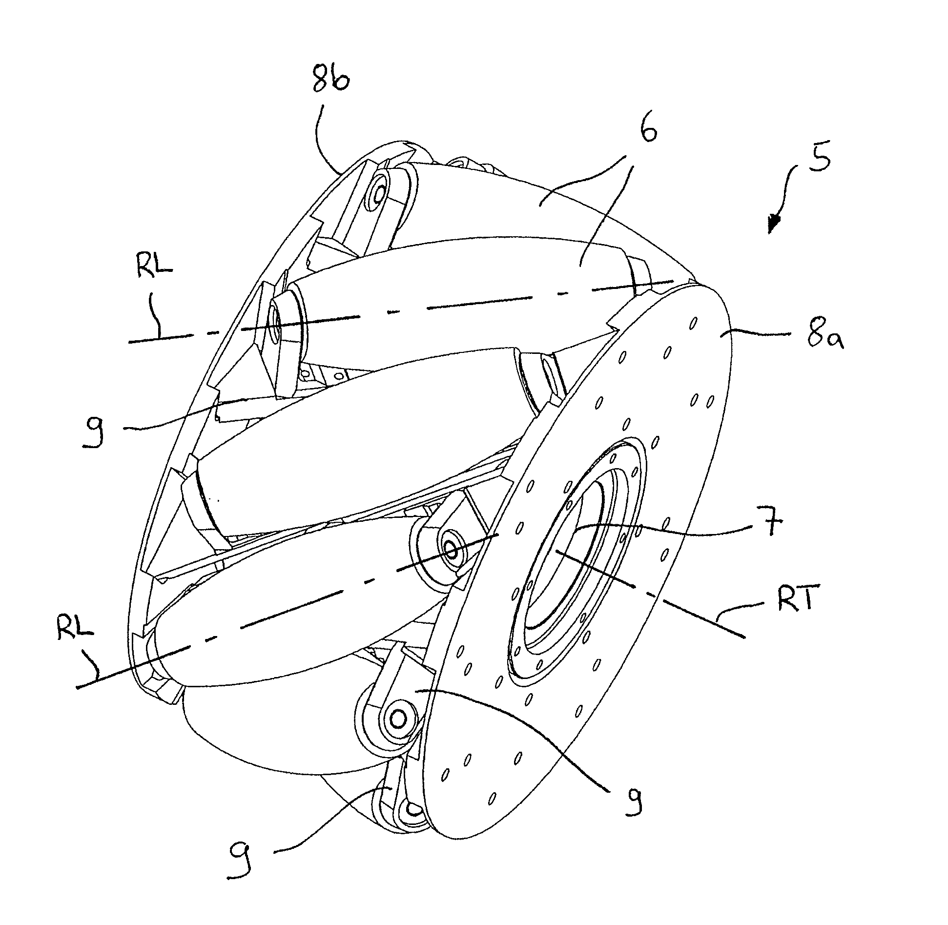 Omnidirectional wheel and method for the assembly thereof