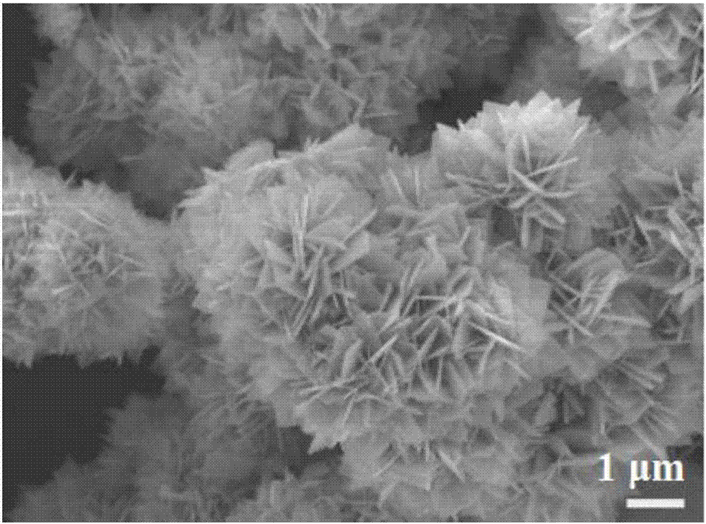 Preparation method of tin based nano composite material for detecting low concentration acetone gas