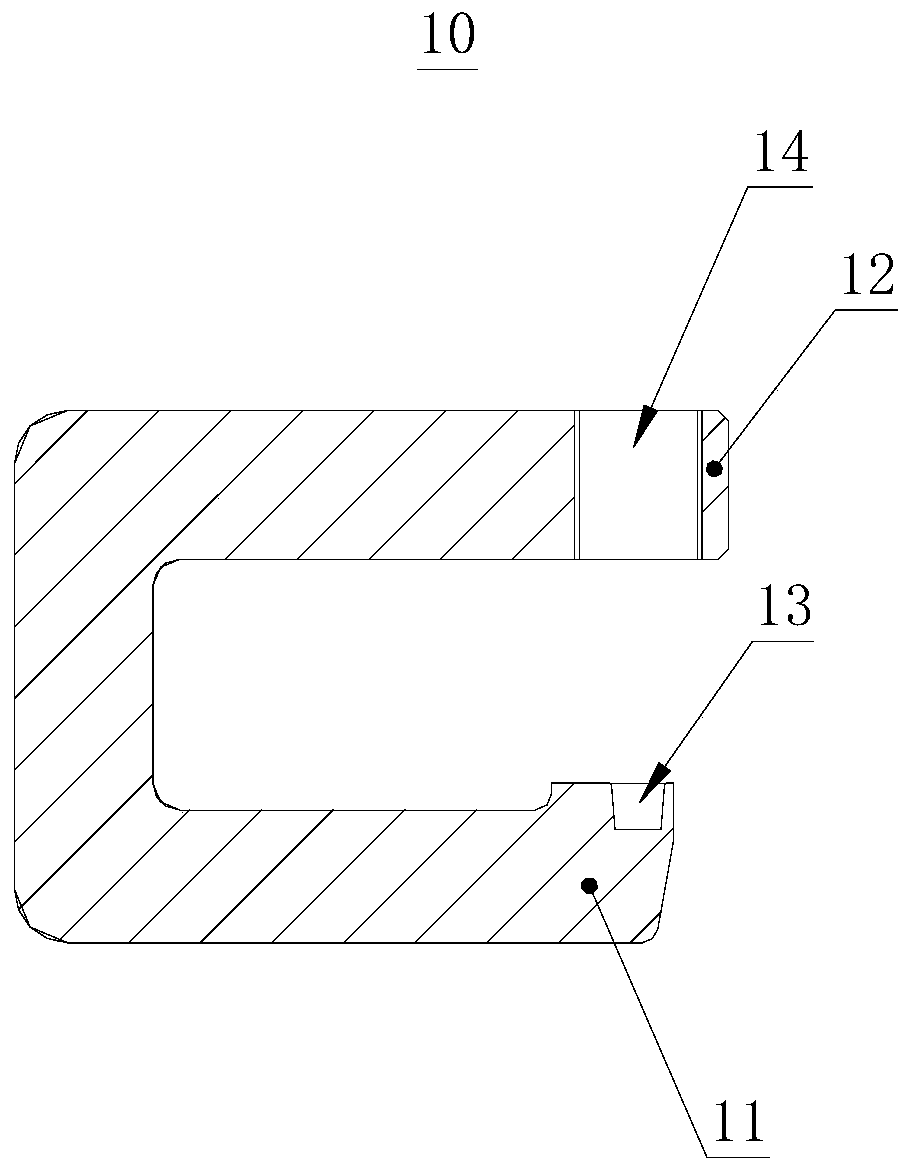 Assembly device of casing threaded pin