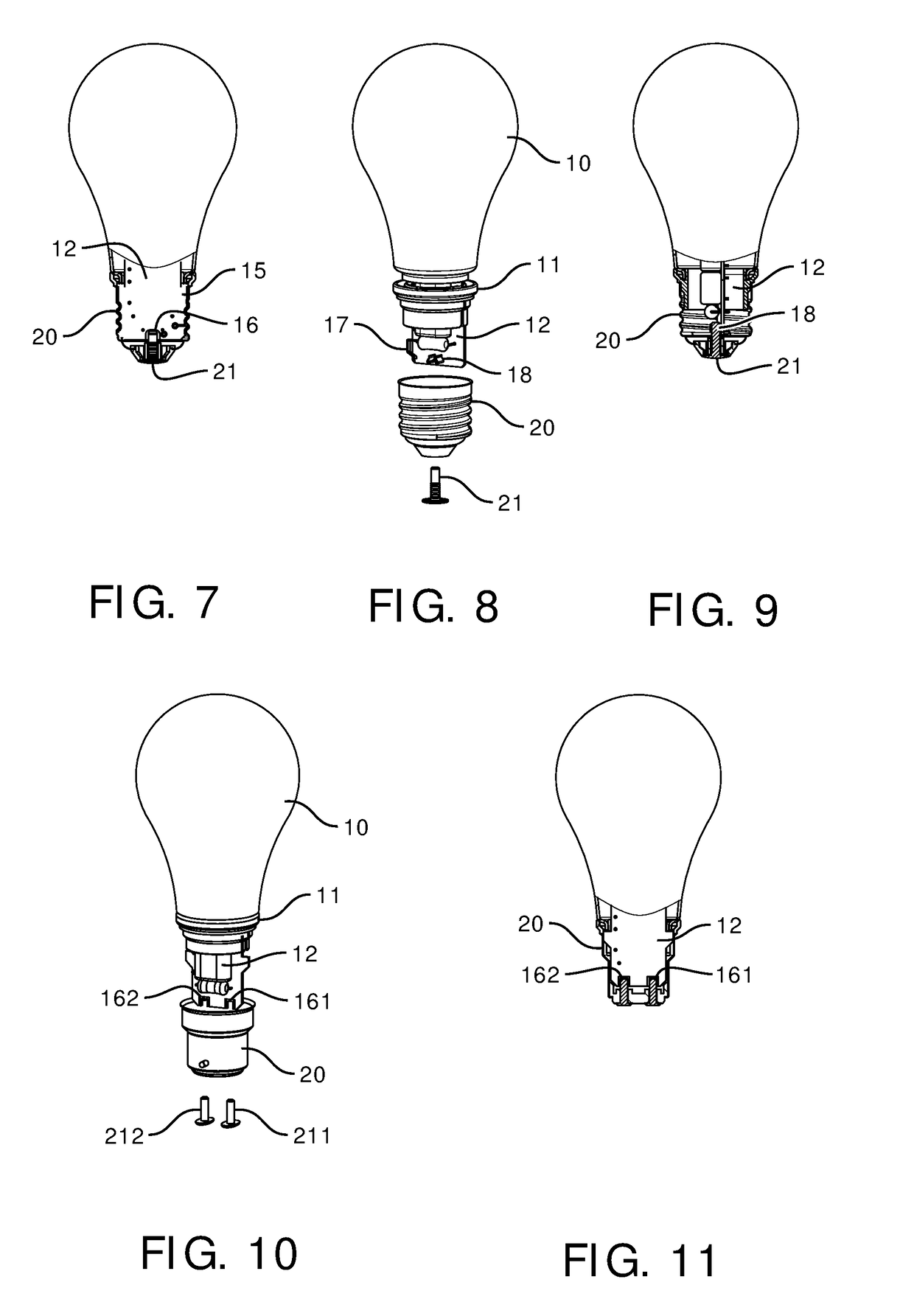 Lamp device, LED lamp and luminaire