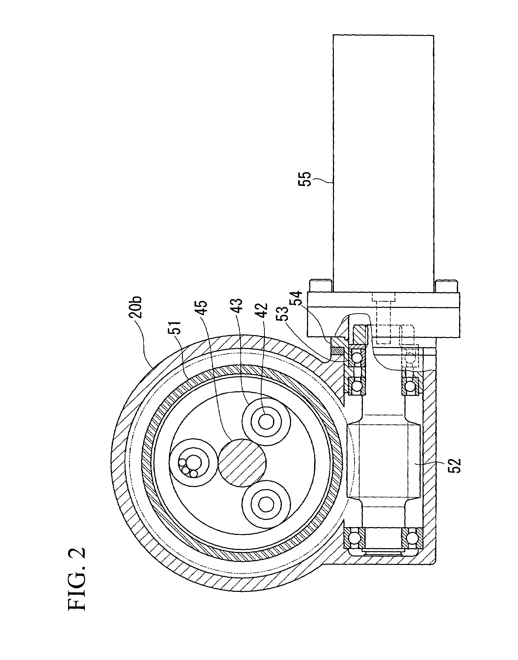 Planetary-roller-type continuously variable transmission