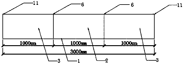 Regenerated concrete segmented beam and construction method thereof