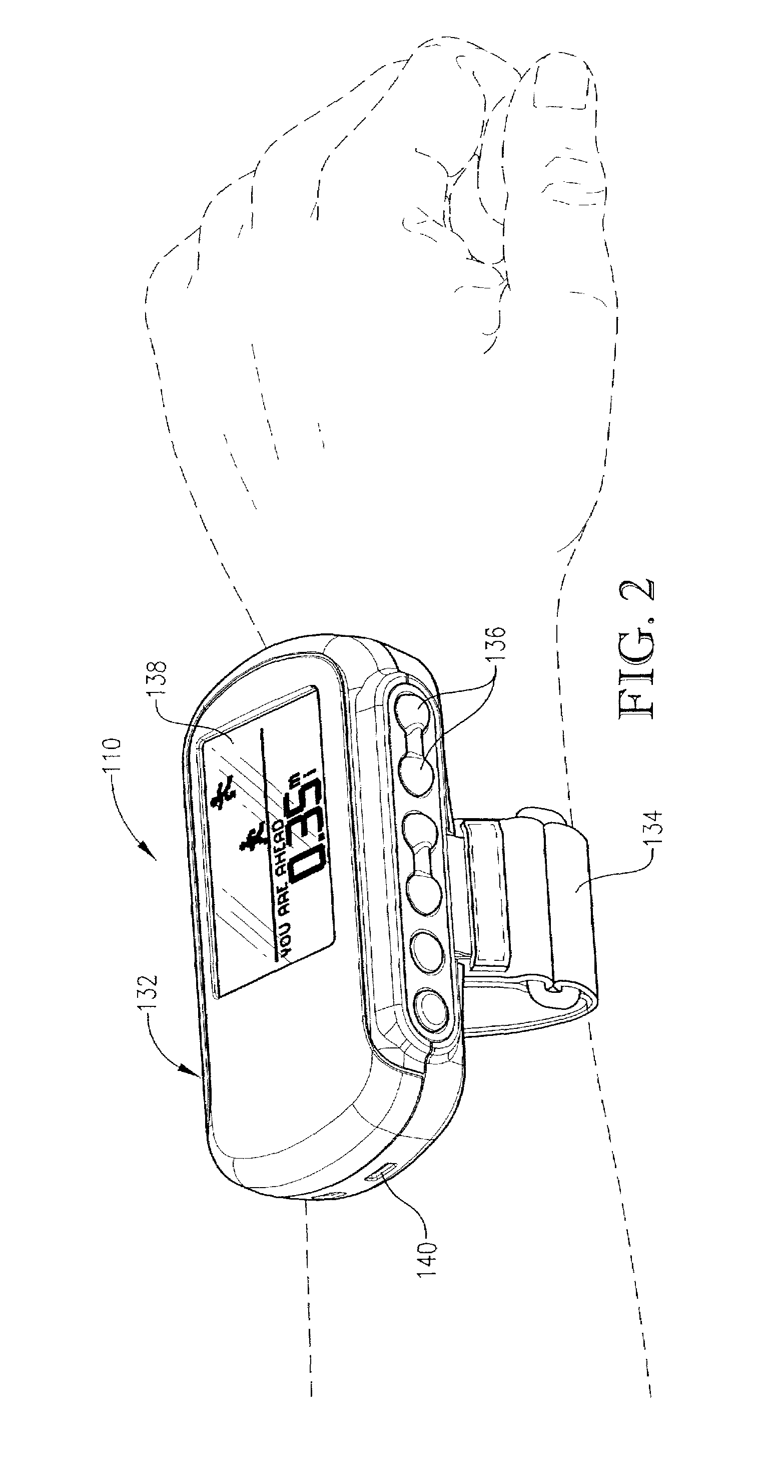 Electronic exercise monitor and method using a location determining component and a pedometer
