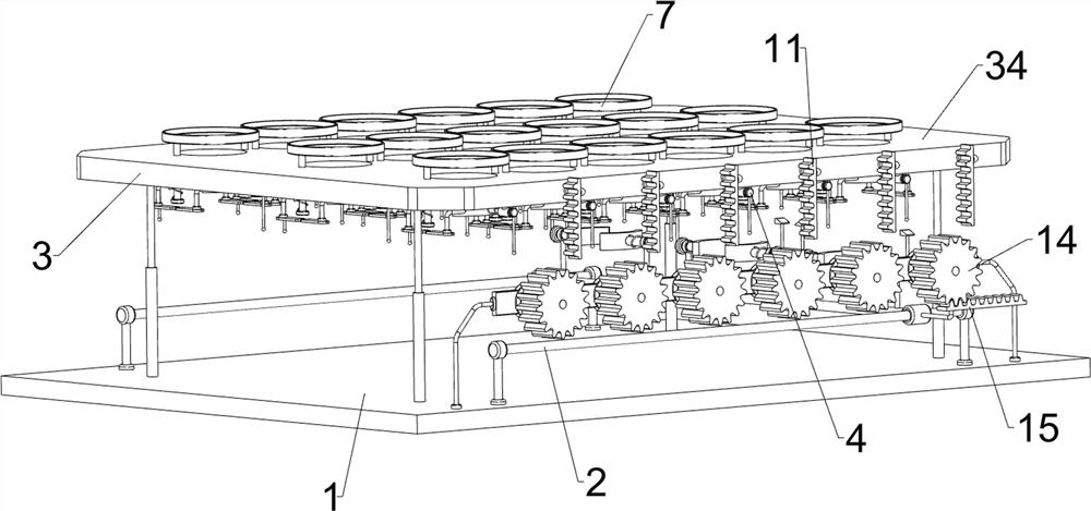 Auxiliary placing device for cupping jar for health care