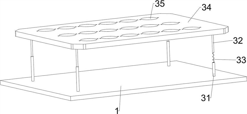 Auxiliary placing device for cupping jar for health care