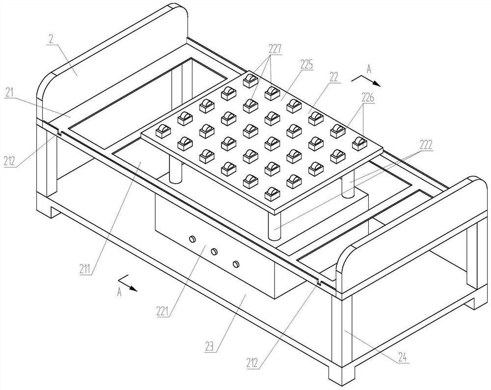 Surgical stretcher and matched sickbed convenient for patient transfer