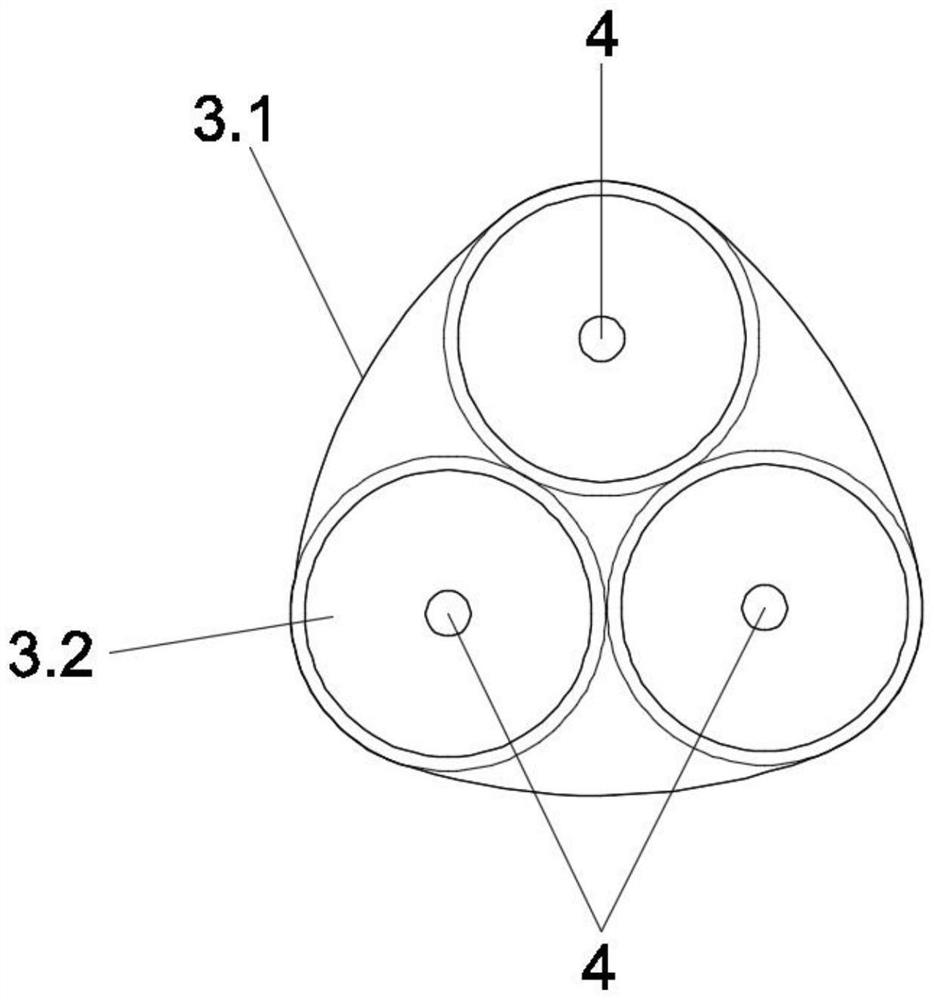 Vibration reduction power generation device for stay cable of cable-stayed bridge