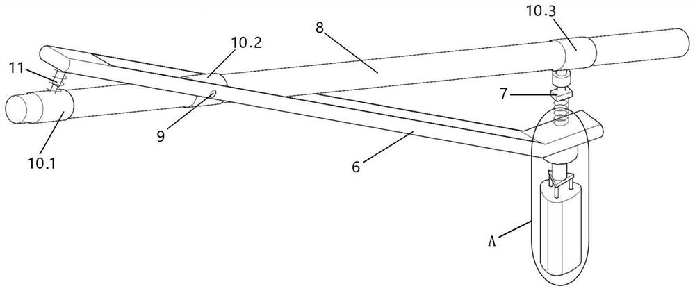 Vibration reduction power generation device for stay cable of cable-stayed bridge