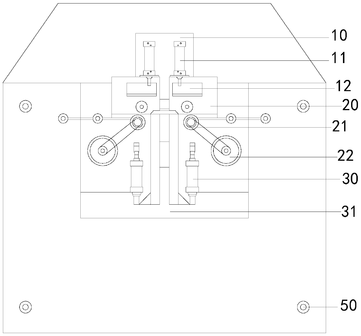 PVC pipeline cutting device