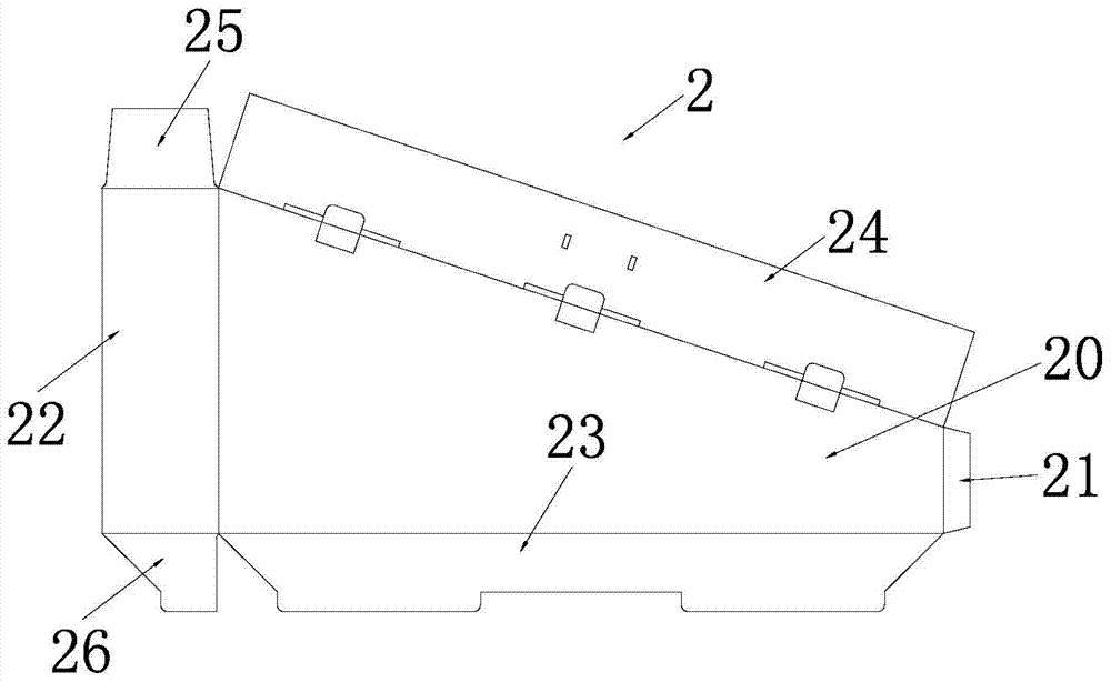 Foldable packing case easy to pack and fix