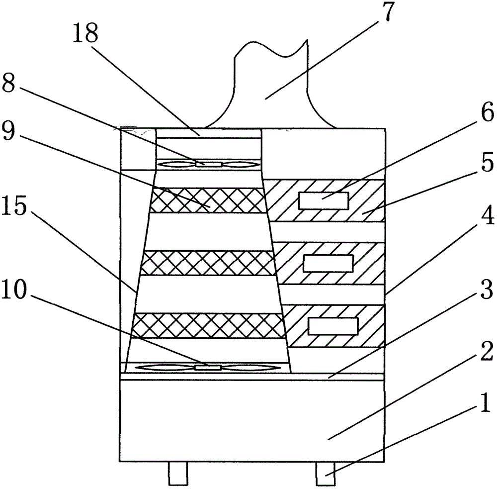 Refrigerating and heating device