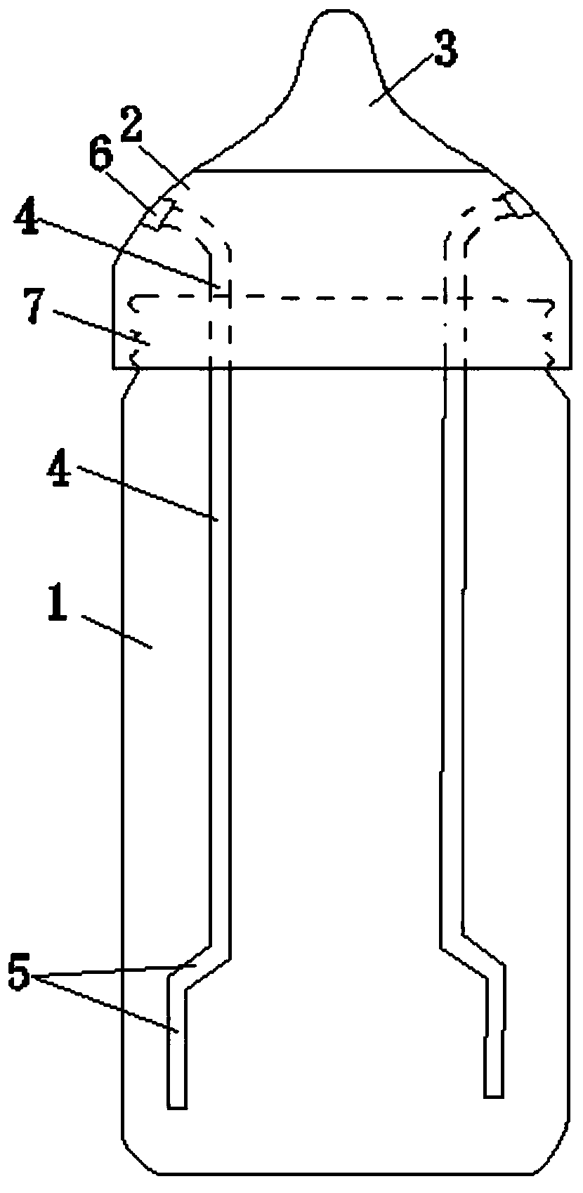 Baby bottle convenient for facilitating milk powder dissolution