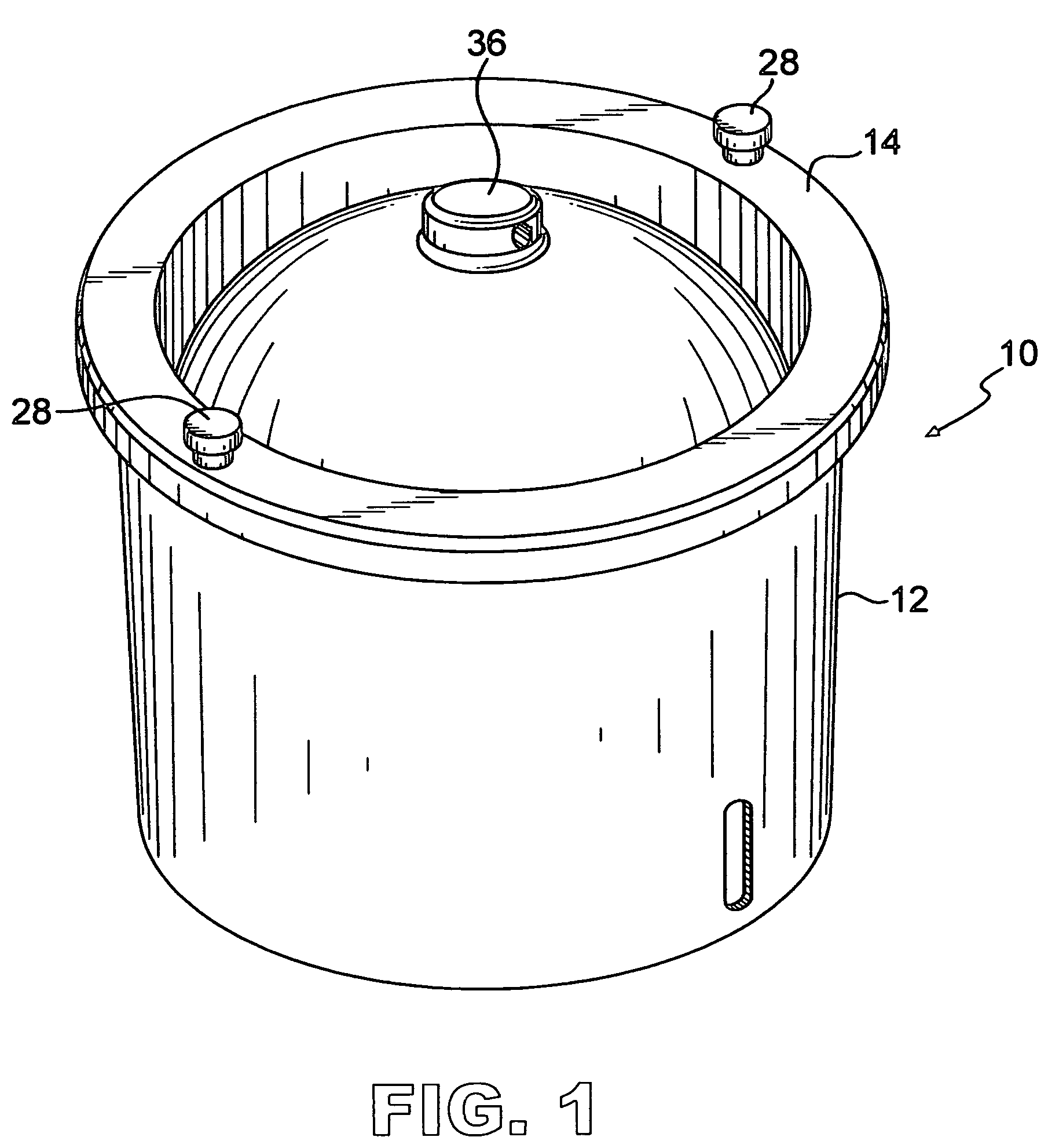 Organ preservation container and method