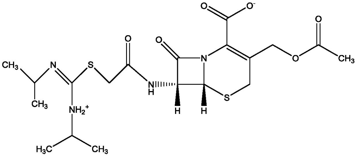 Refining method of cefathiamidine