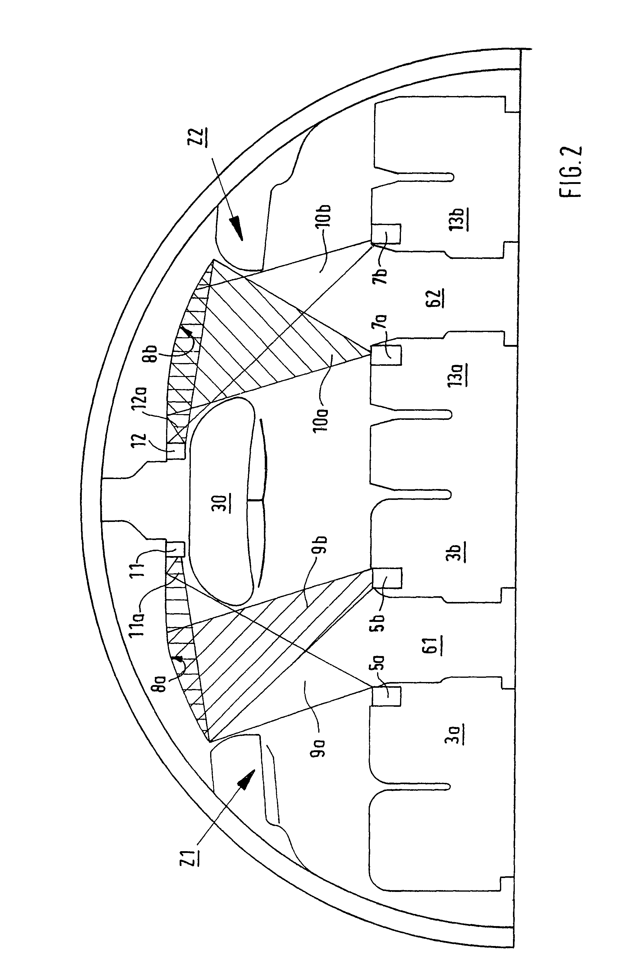 Indirect optical free-space communications system and method for the broadband transmission of high-speed data