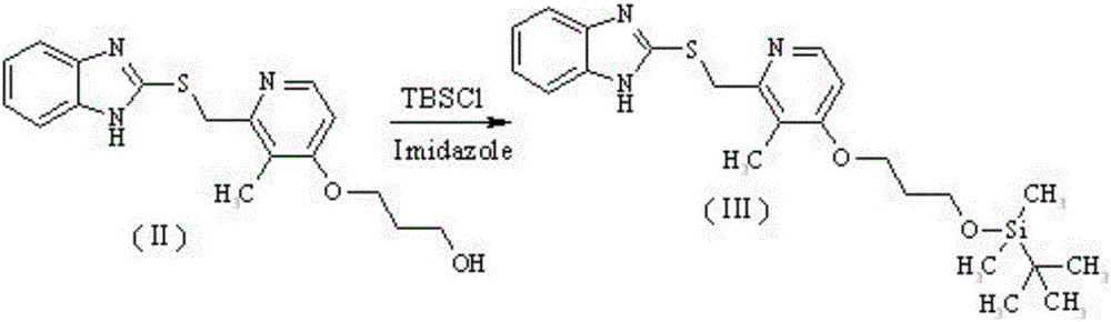 Synthesizing method of single-configuration rabeprazole metabolite