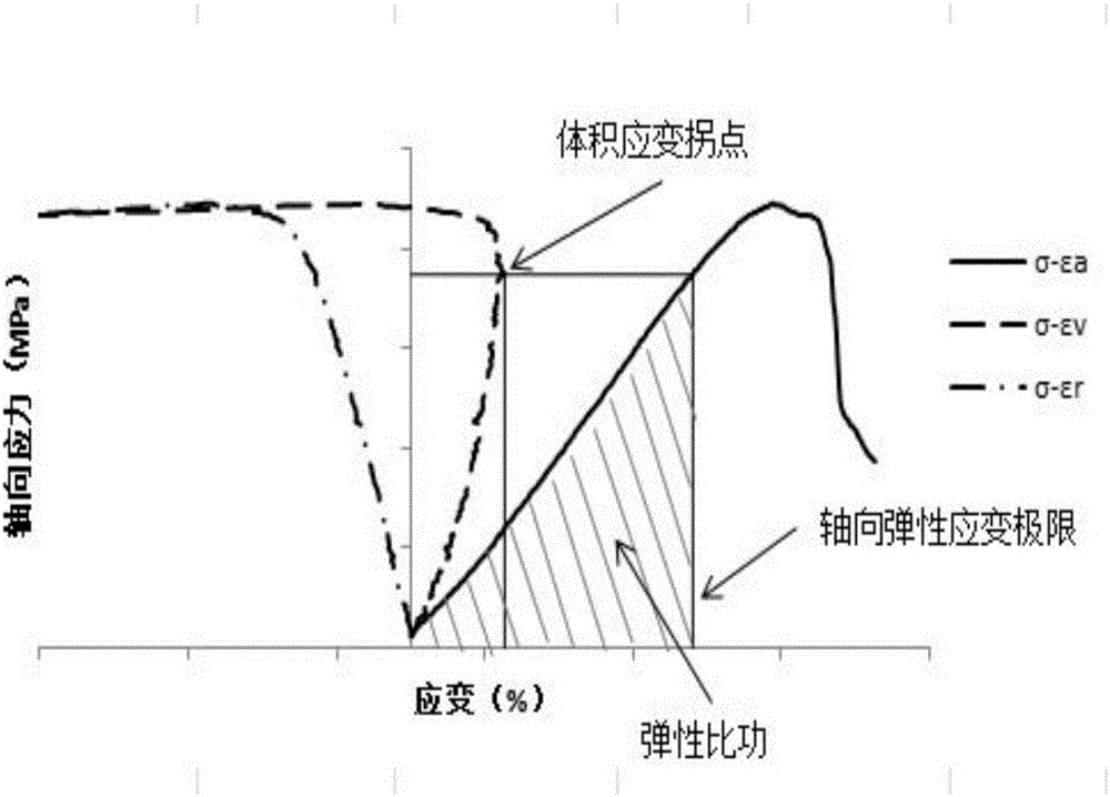 Method for evaluating elasticity of oil well cement stone