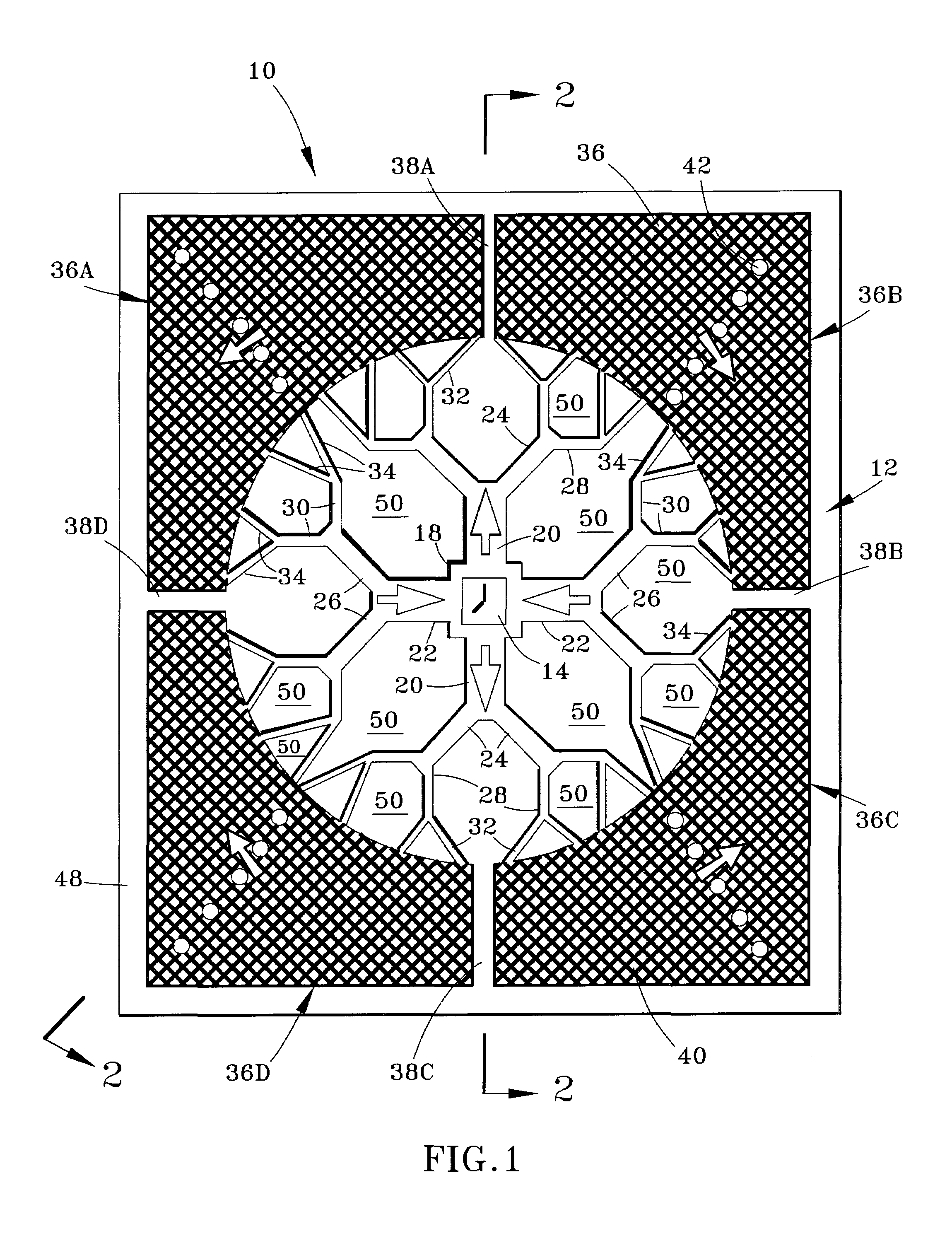 Cooling device for an electronic component