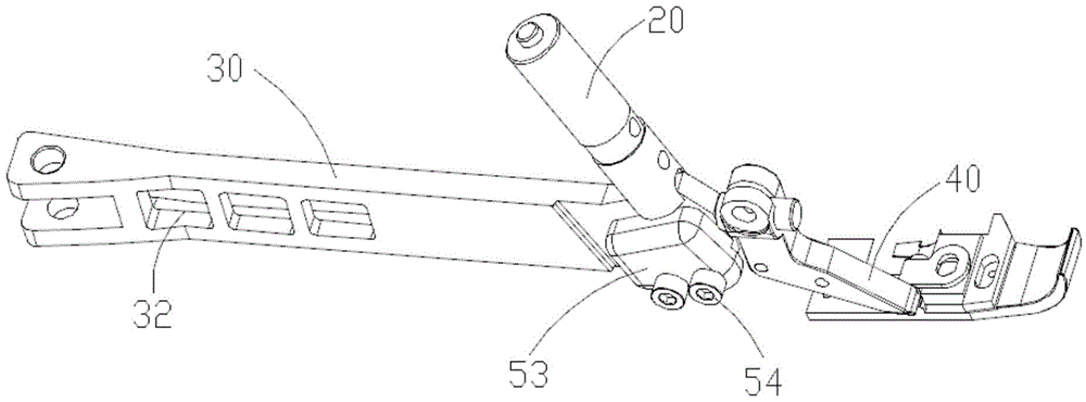 Control mechanism of overedger presser foot on-off safety switch and control method thereof