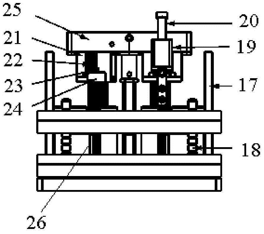A zinc alloy die-casting mold ejection mechanism