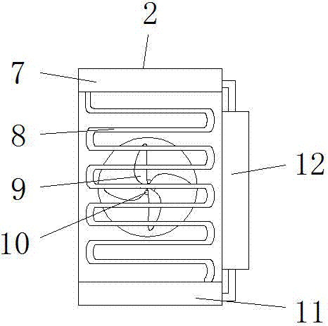 Heat-dissipating computer case shell being easy to detach