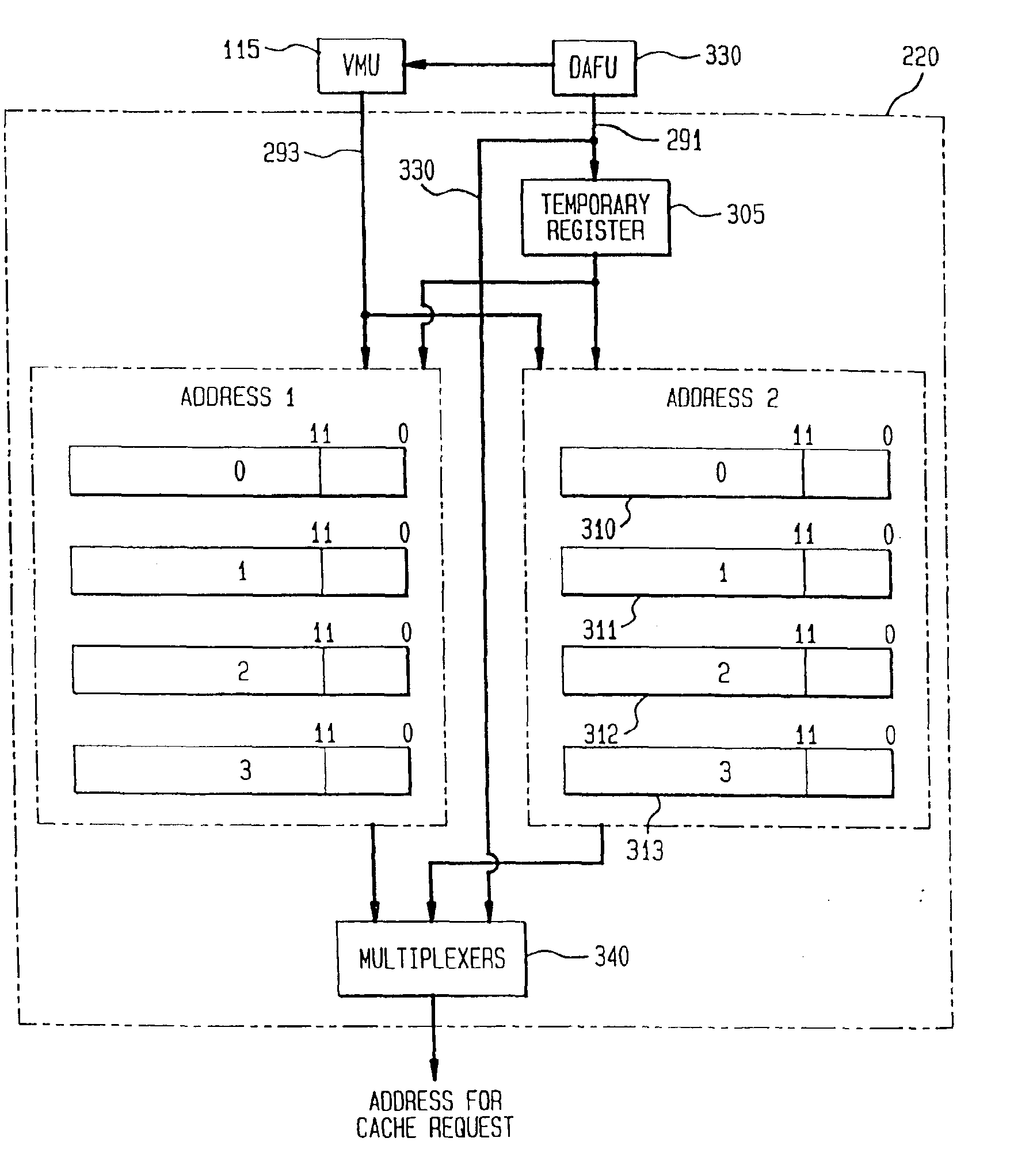 System and method for handling load and/or store operations in a superscalar microprocessor