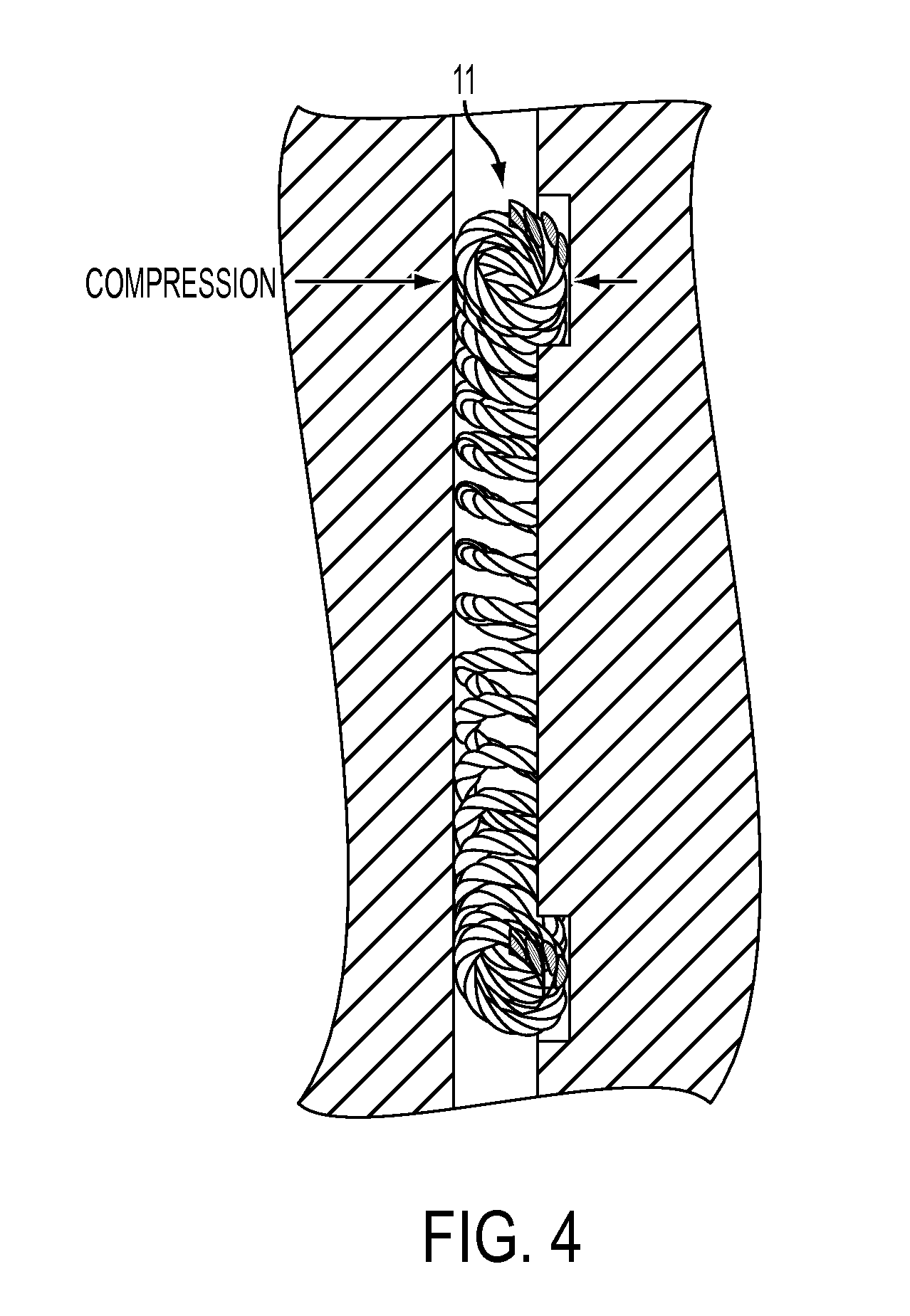 System, method and apparatus for stranded canted coil spring