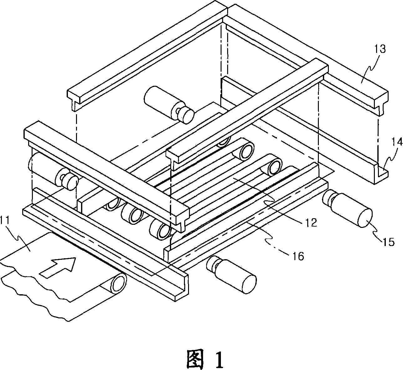 Glass conveying device